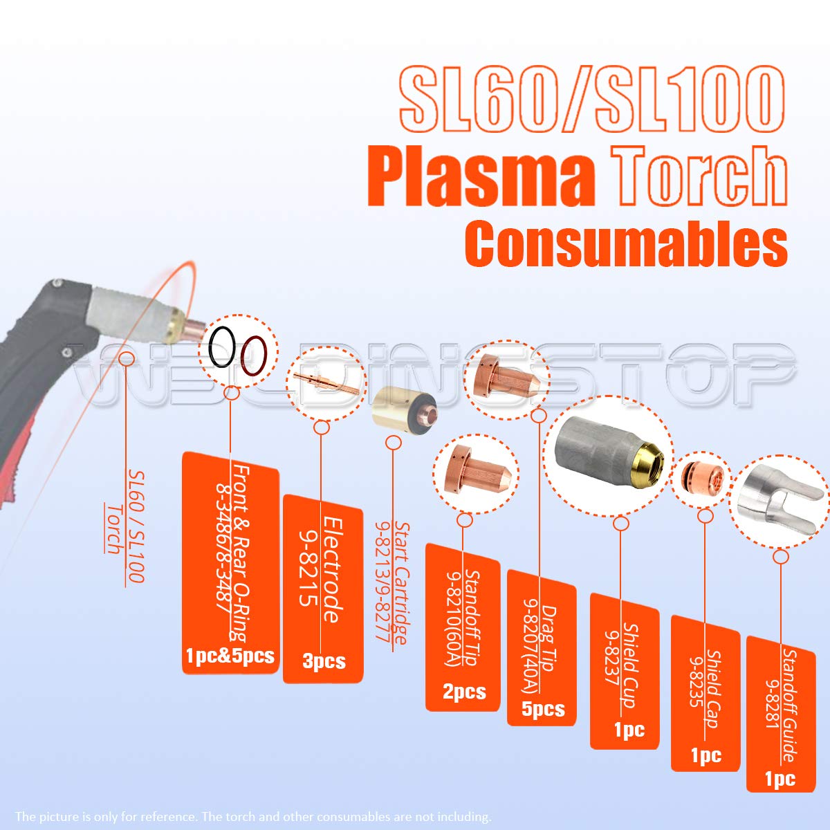 5-0075 for Thermal Dynamics Cutmaster 52/82 Cutter SL60 SL100 Torch PK-19
