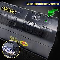 Vista 8 de Electric Rat Trap, Humane & Efficient Mouse Trap Upgraded Instantly Kill Rodent Zapper, Works for Mice Rats Chipmunks Squirrels, No Touch