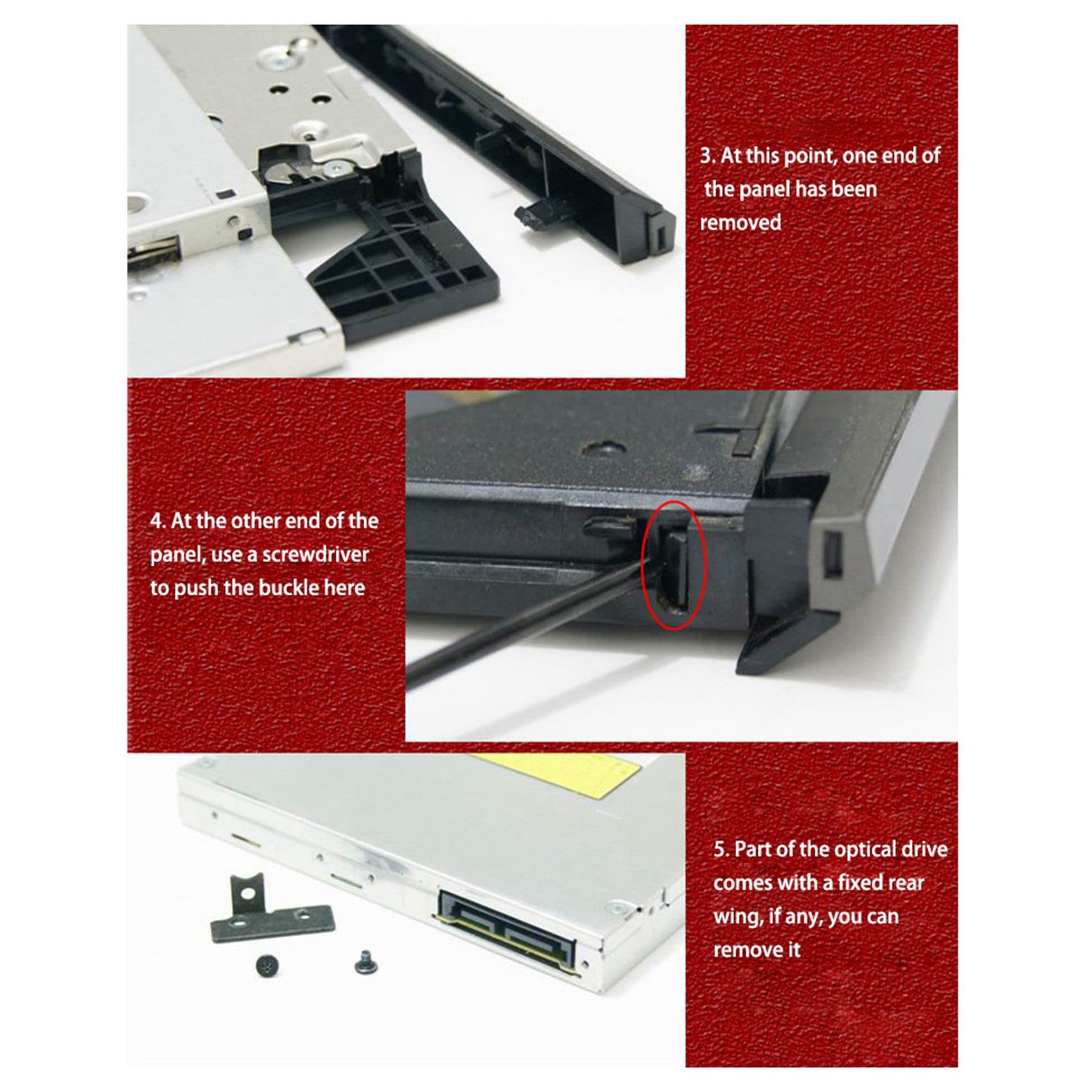 Lettore ottico DVD masterizzatore per GTA0N GT50N GTC0N GT80N Laptop 12,7 mm Seriale Unità ottica integrata