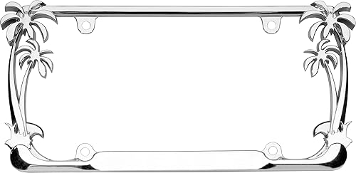 Miniatura 2 de Cruiser Accessories Marco de palmera cromado (2 marcos)