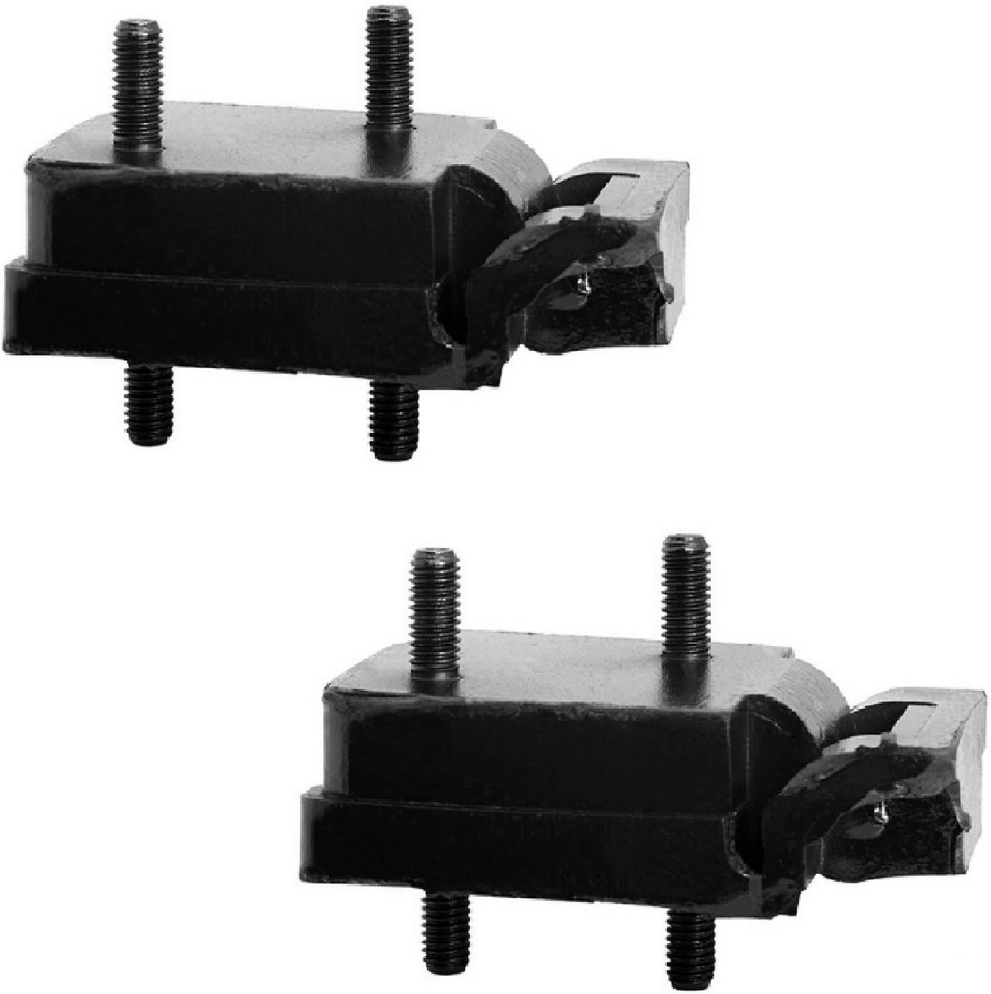 2 PCS FRONT LEFT AND RIGHT MOTOR MOUNT Fit 1972-1981 CJ5 (5.0L 4WD) #2351#2351