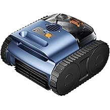 Cordless Robotic Pool Vacuum with Smarter Navigation &amp; Track Drive, Dual 180W Brushless Motors, Wall &amp; Waterline Climbing, 150-Min Runtime, for Inground &amp; Above-Ground Pools up to 2,150 Sq. Ft.