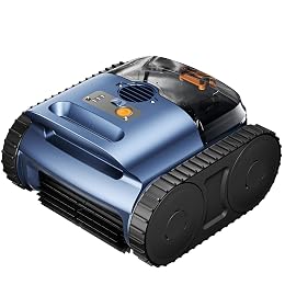 Cordless Robotic Pool Vacuum with Smarter Navigation & Track Drive, Dual 180W Brushless Motors, Wall & Waterline Climbing, 150-Min Runtime, for Inground & Above-Ground Pools up to 2,150 Sq. Ft.