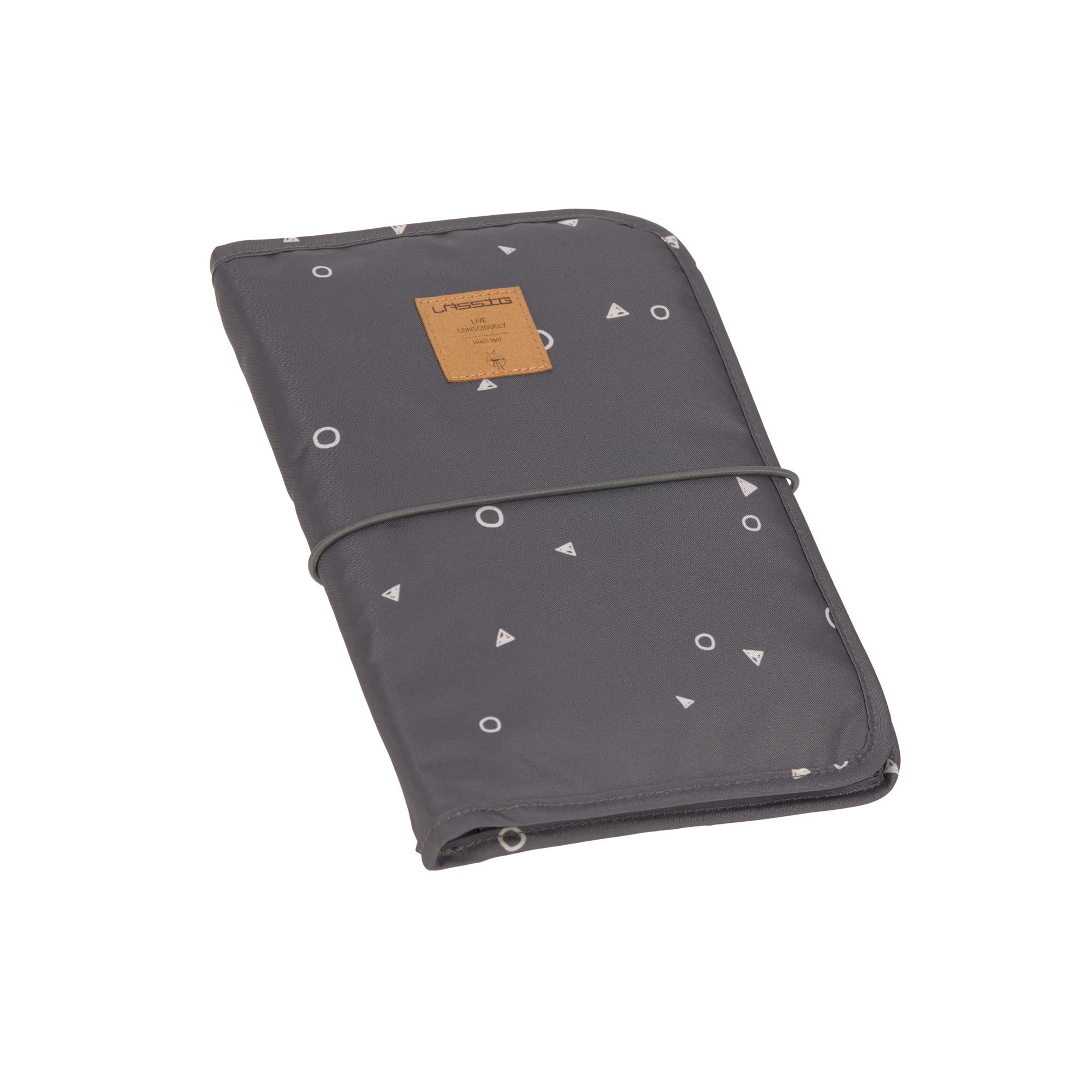 LässigUniverse Baby Nappy Bag with Changing Mat for Travelling/Changing Pouch Anthracite