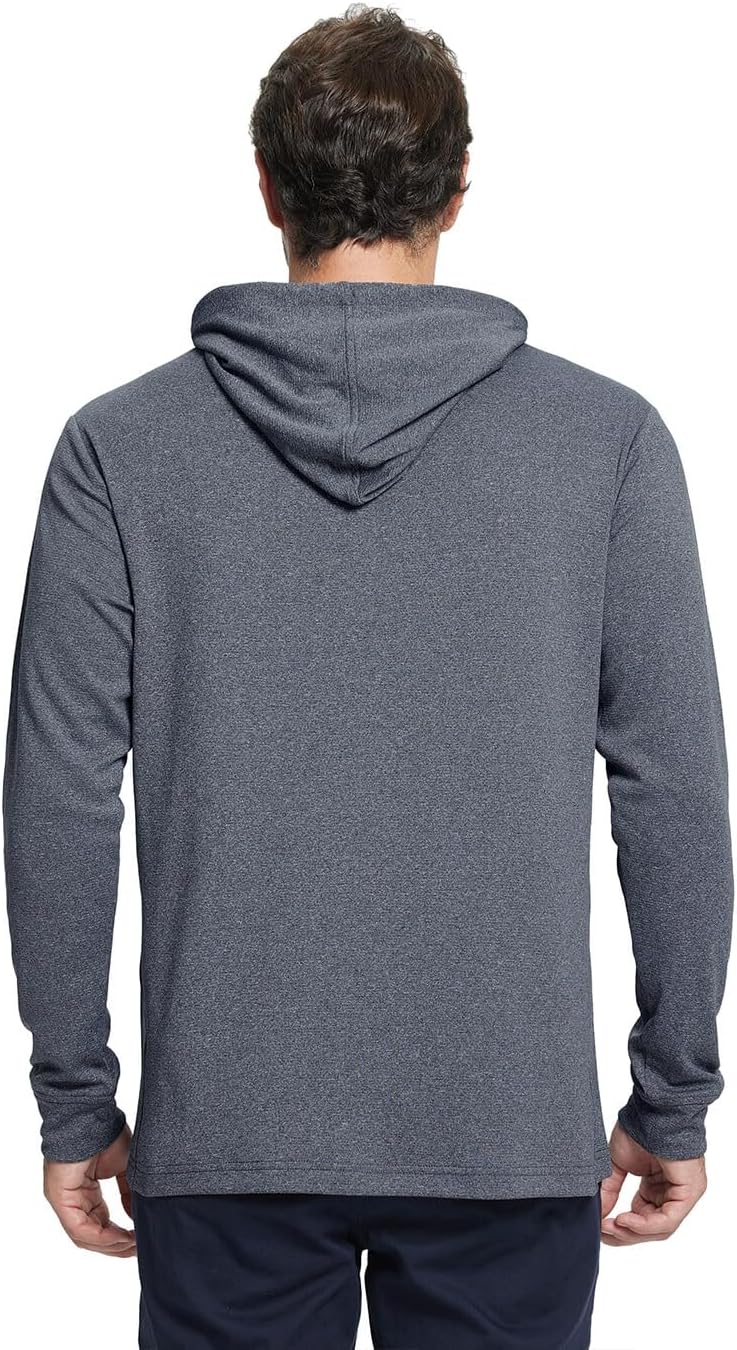 Hoodies for Men Golf Hooded Sweatshirts Dry Fit Athletic Lightweight Casual Midlayer Mens Hoodies Pullover