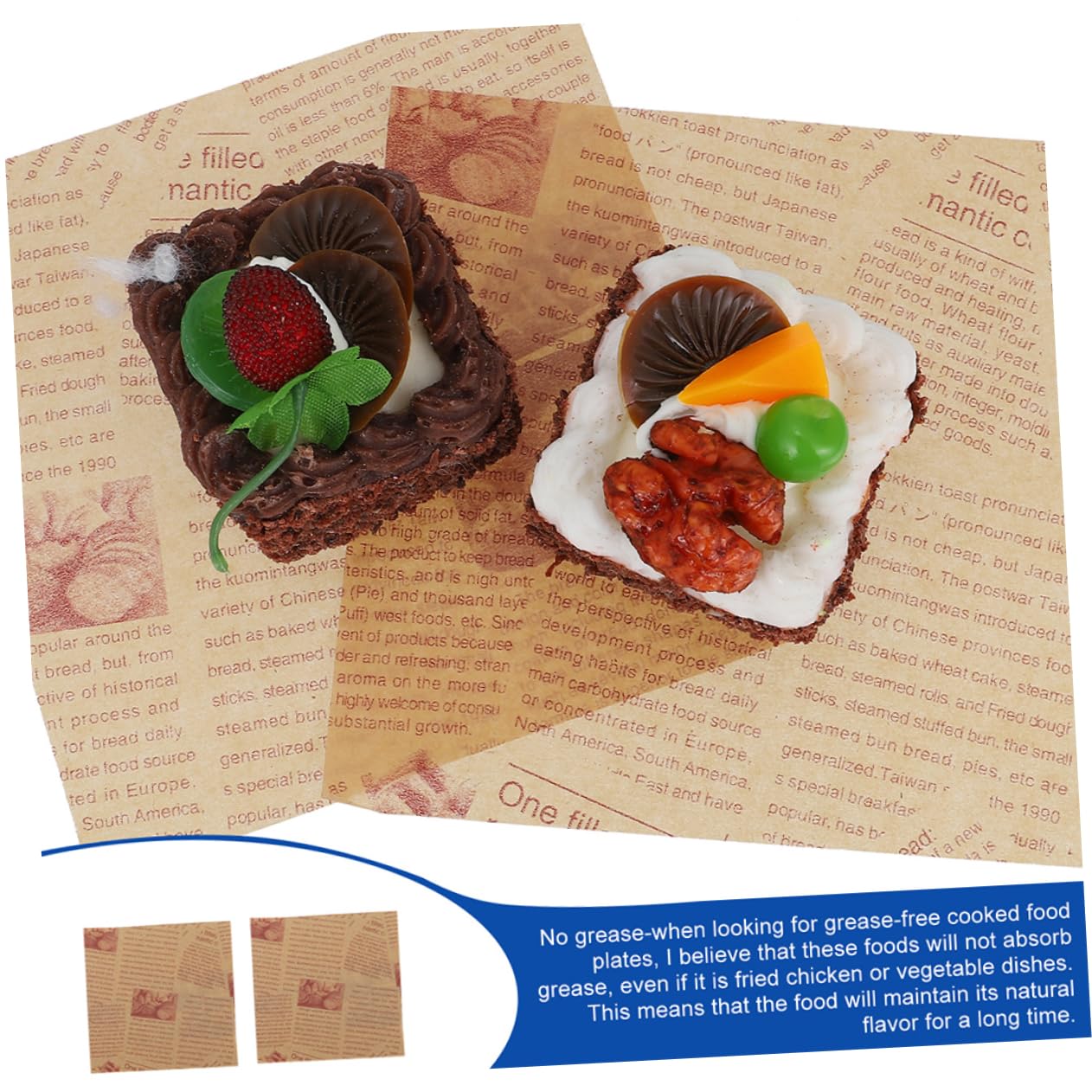 200 Stück Fettabweisendes Pergamentpapier 38x28 Cm Öl und Fettdichte Papiereinlagen für Heißluftfritteusen und Backofen zum Backen und Backzubehör