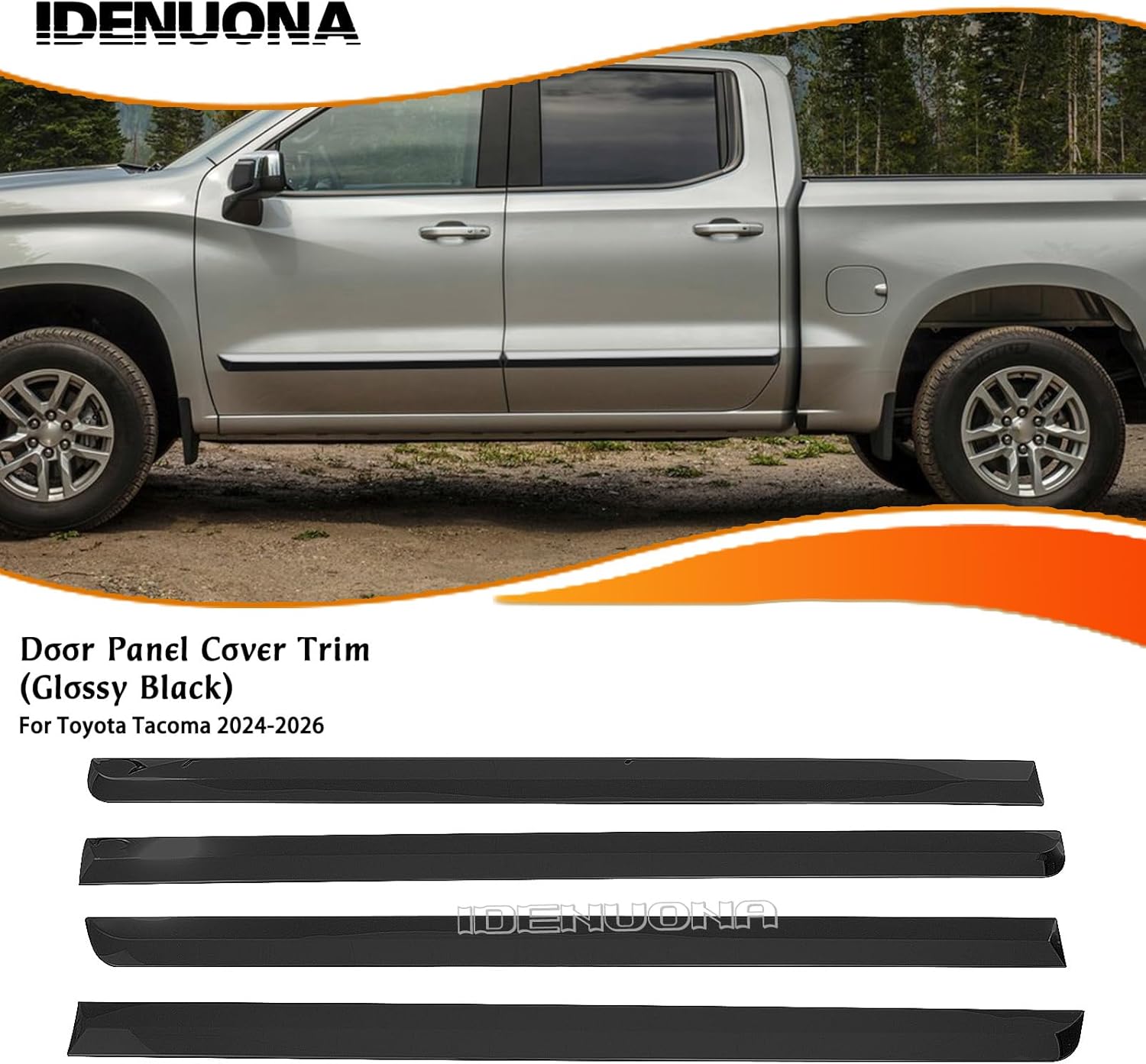 Car Door Panel Cover Trim Rocker Panels For Chevrolet Silverado 2019-2025