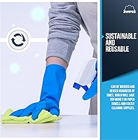 Vista 5 de Zwipes - Paños de limpieza de toalla de microfibra, paquete de 36, surtido (737)