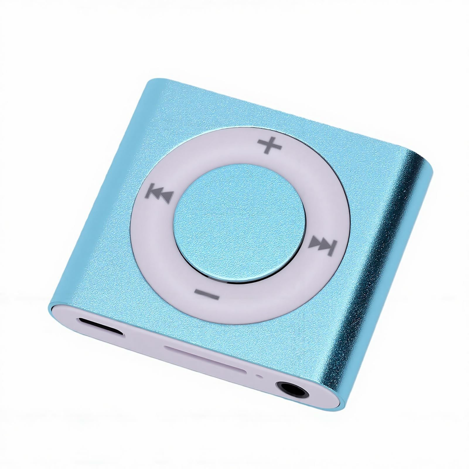 MP3 Music Player, Built in HiFi Speaker, 64GB Expandable Storage, Aluminum Alloy Body Easy to Use Lossless Music Player for Sports Travel Audiobooks Enjoyment (Light Blue)-image-8
