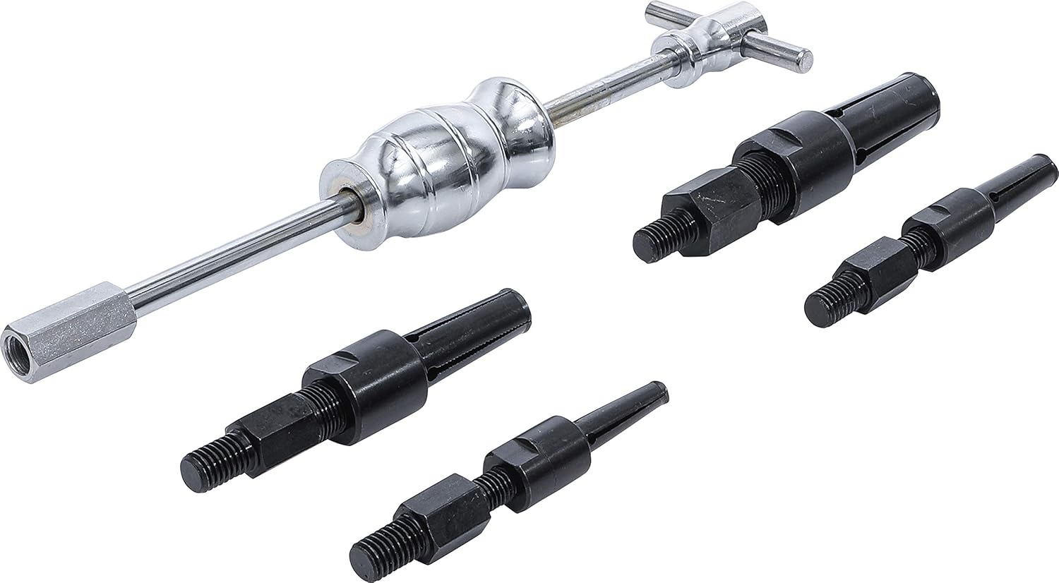 Authentic Crazy Deals Kraftmann 8598 | Blind Hole Bearing Puller Set with Slide Hammer | 5 pcs.