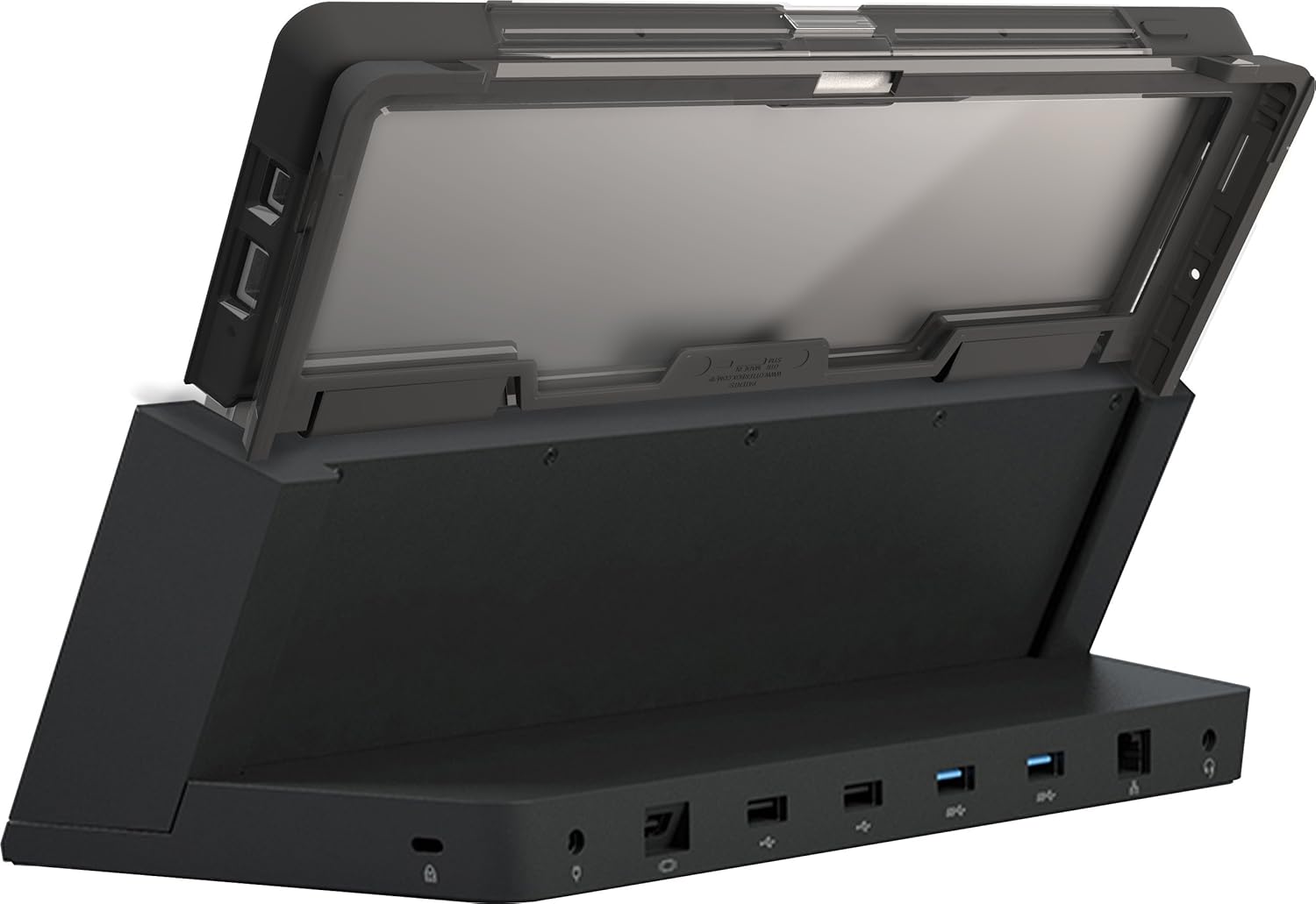 OtterBox SYMMETRY SERIES for Microsoft Surface Pro 3 - Retail Packaging - SLATE (CLEAR/SLATE GREY)