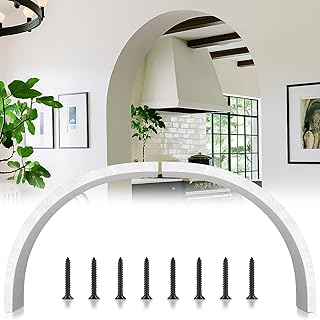 2 Pcs Rounded Doorway Arch Kit 11", 5 9/10" Wide DIY Interior Doorway Precurved