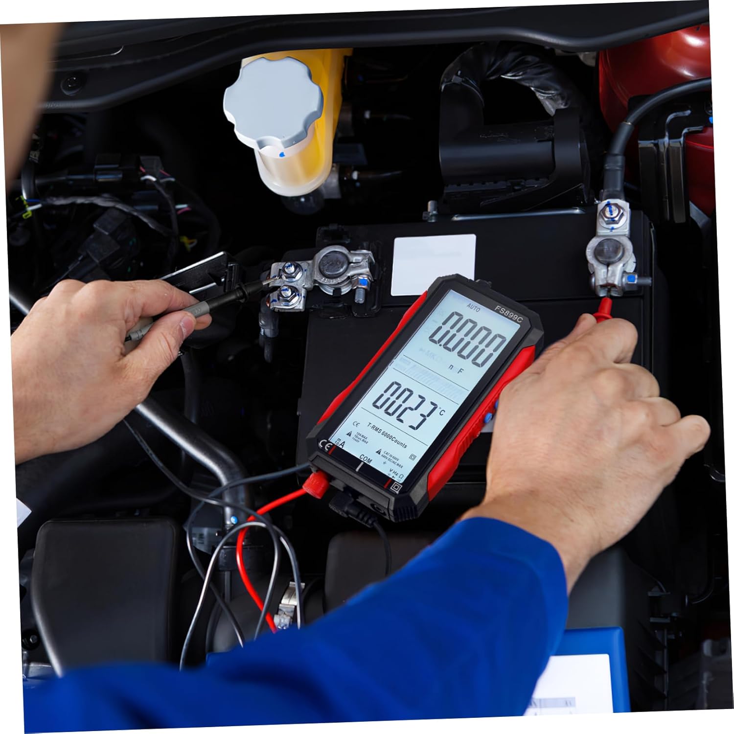 DOITOOL Digital Multimeter LCD Backlight High Accuracy Voltage and Tester Electrical Tester for Automotive and Home Use