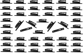 Electric Fence Wood Post Polytape Insulator Nail on PolyTape Insulators for High Tensile PK50 in Black