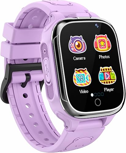 TGFBH Reloj inteligente para niños y niñas de 3 a 12 años (azul)