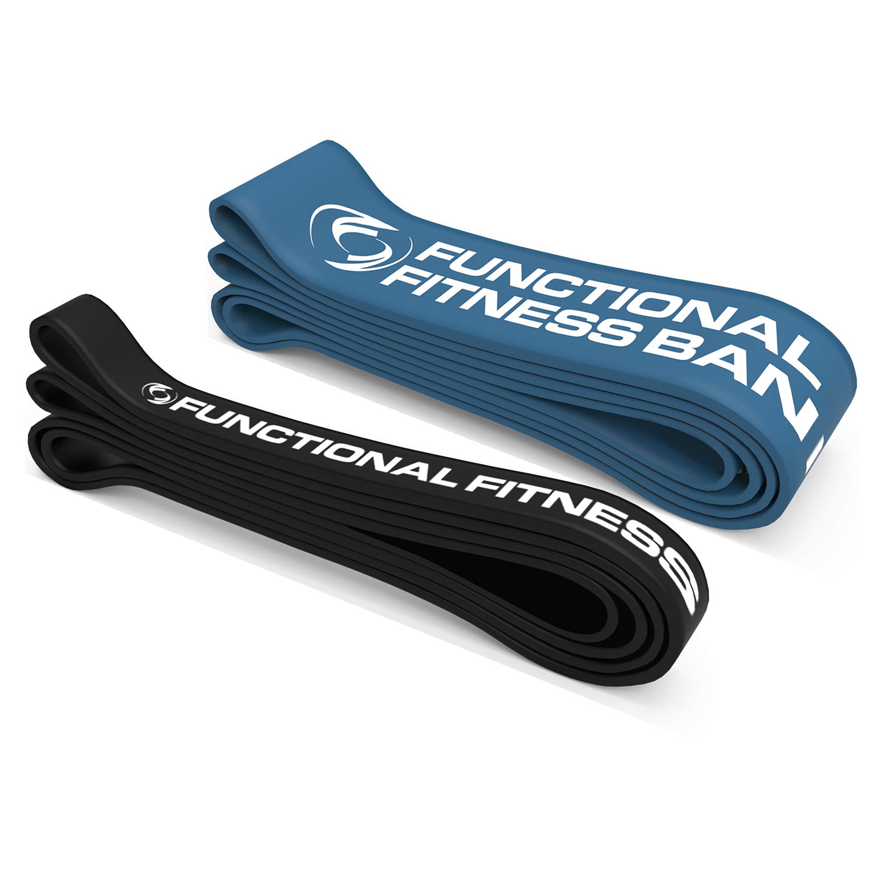 Pull Up Assist Bands Set by Functional Fitness. Heavy Duty Resistance and Assistance Training Band