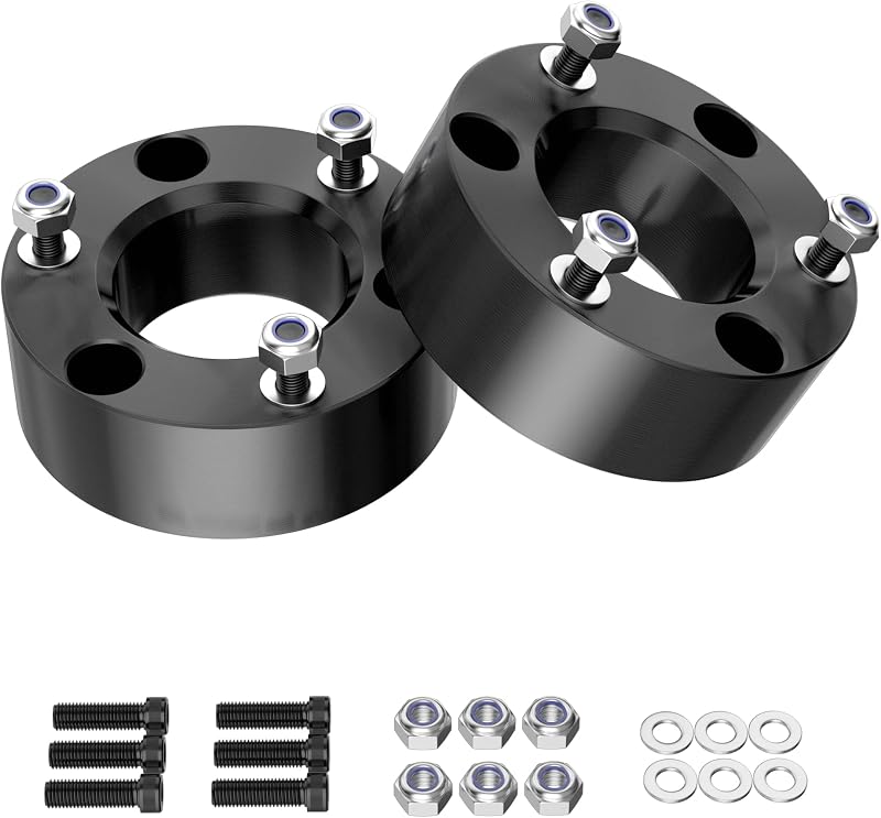 Kit de nivelamento dianteiro Richeer 3 polegadas para Silverado/Sierra 1500 2WD e 4WD – 2 espaçadores