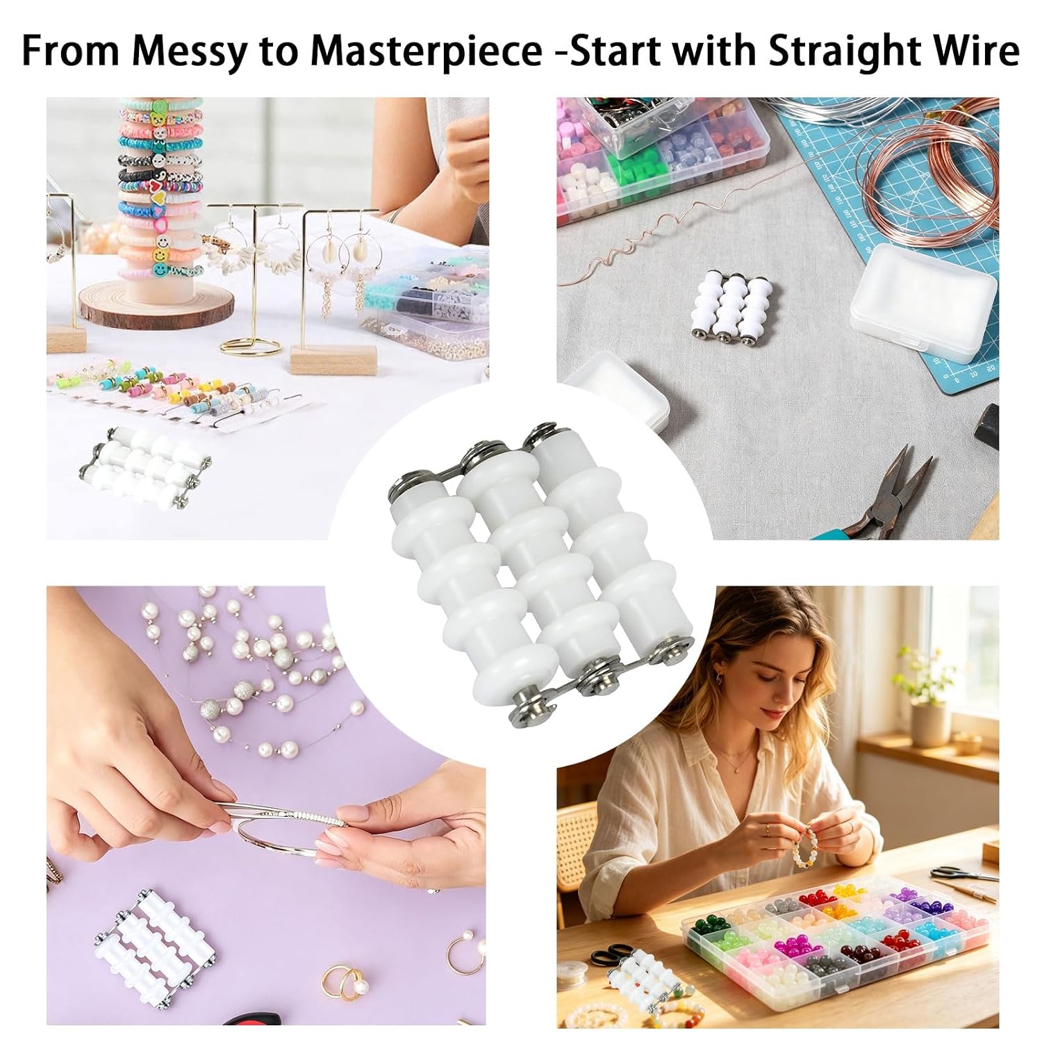 Wire Straightener,Wire Straightener Tool,Wrap Tool,Nylon Material,for Various DIY Crafts, Including Home Decorations,Cartoon Models