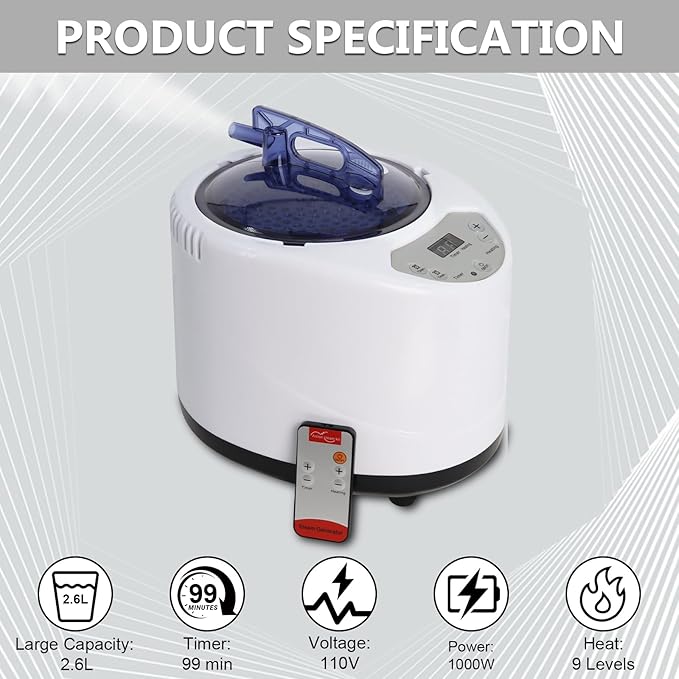 Generador de Vapor para Sauna 2.6L 1000W con Control Remoto miniatura 4