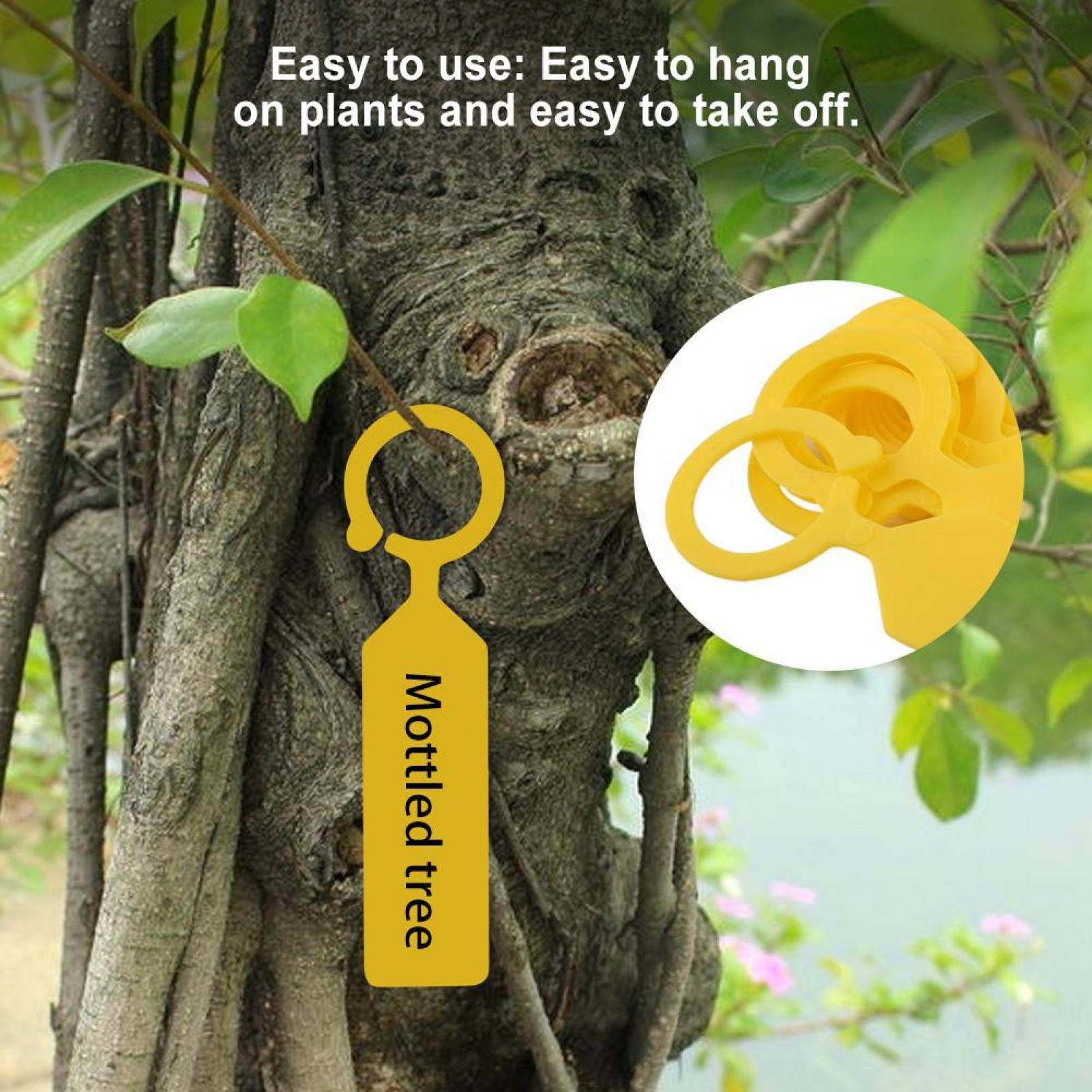 Sollbry Lot De 100 étiquettes Réutilisables En Plastique Pour Plantes De Jardin, étiquettes De