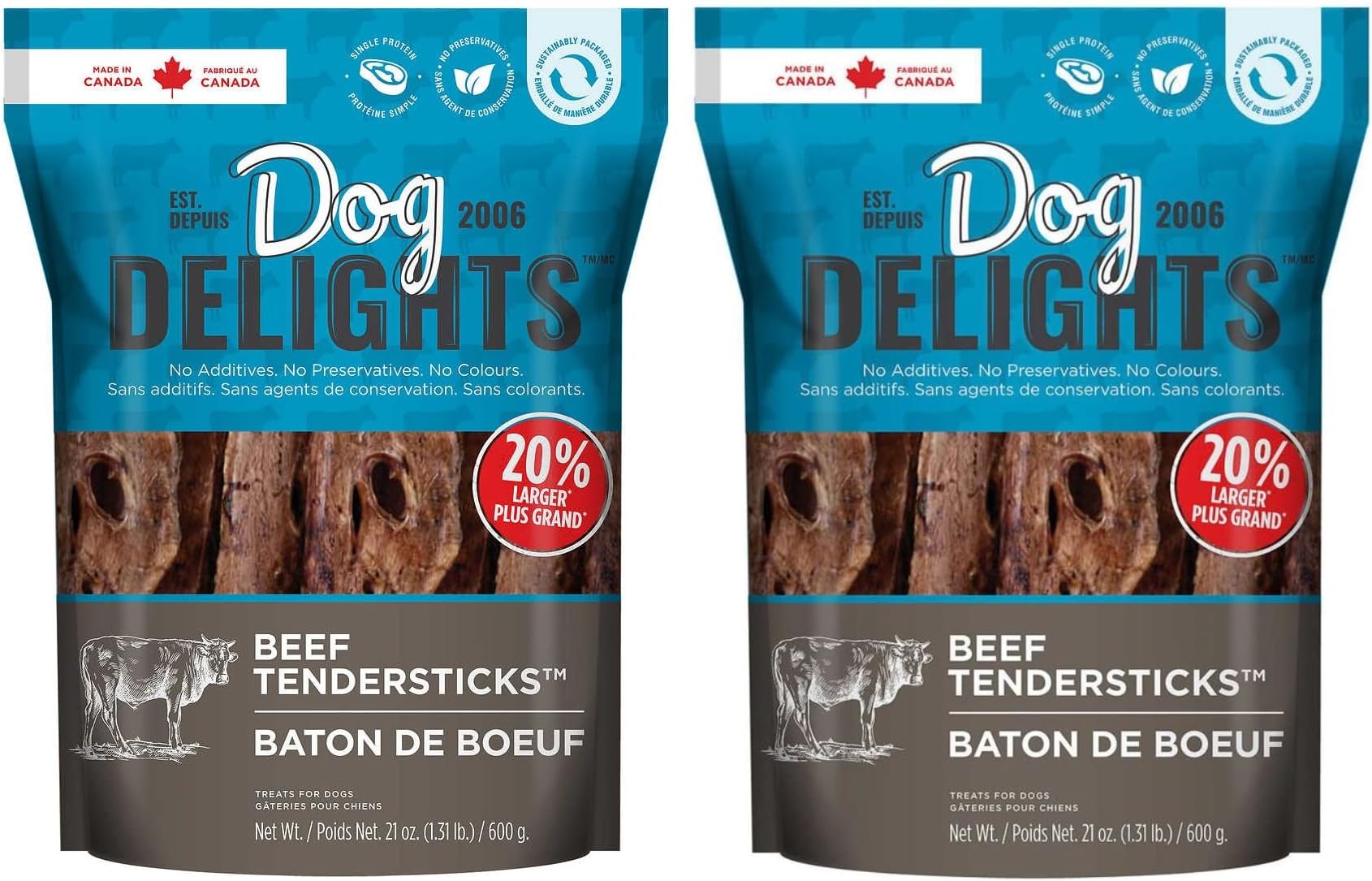 Photo inspiration: No Artificial Preservatives Dog Food For Senior Dogs With Allergies Reference: Dog Delights Beef Tendersticks Dog Treats