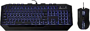 Cooler Master Devastator - LED Gaming Keyboard and Mouse Combo Bundle (Blue Edition)