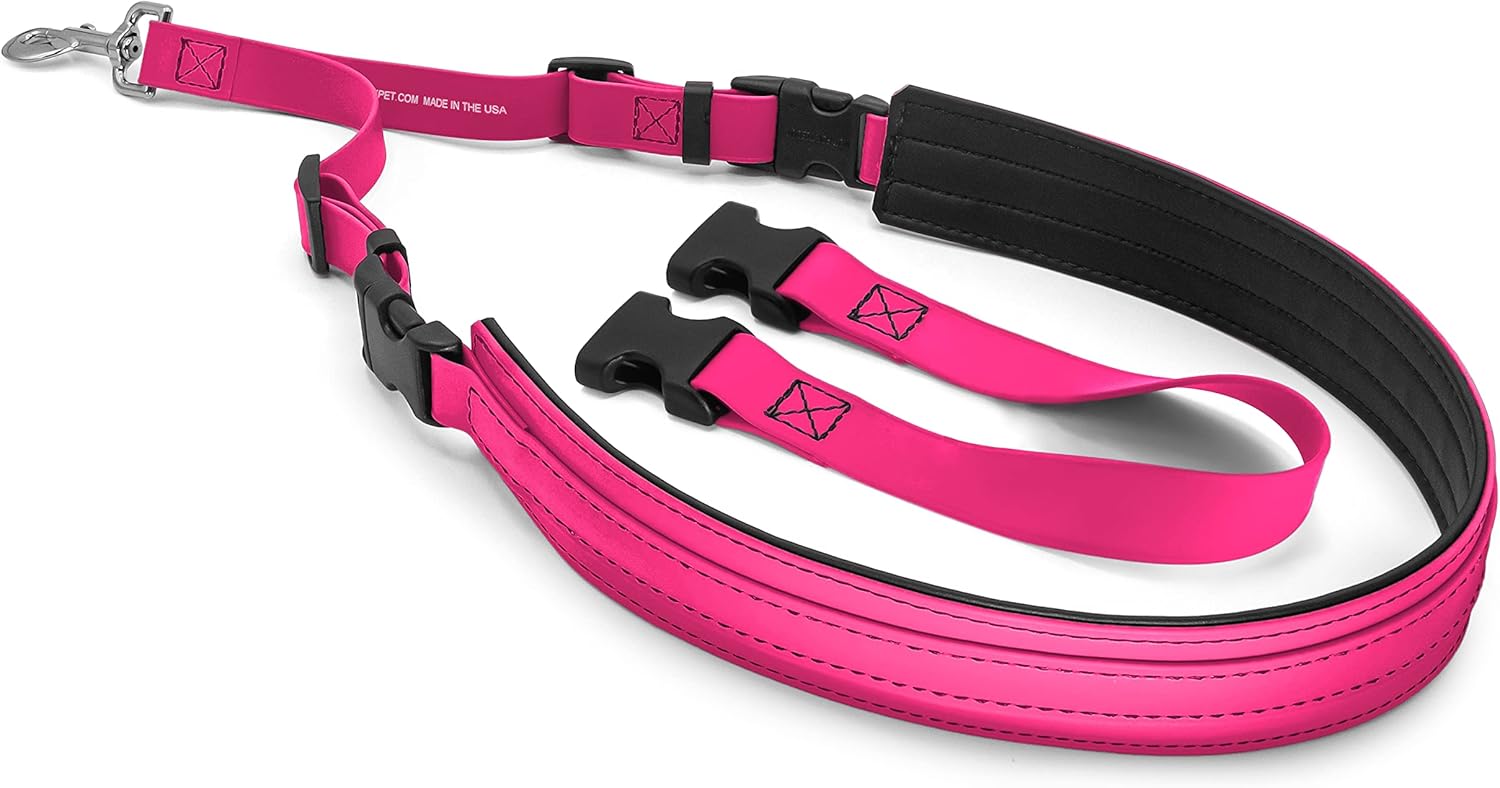 Jelly Pet Dog Belly Loop Restraint for Pet Grooming Table and Tub - Easy to Clean and Waterproof (Pink) | Made in the USA