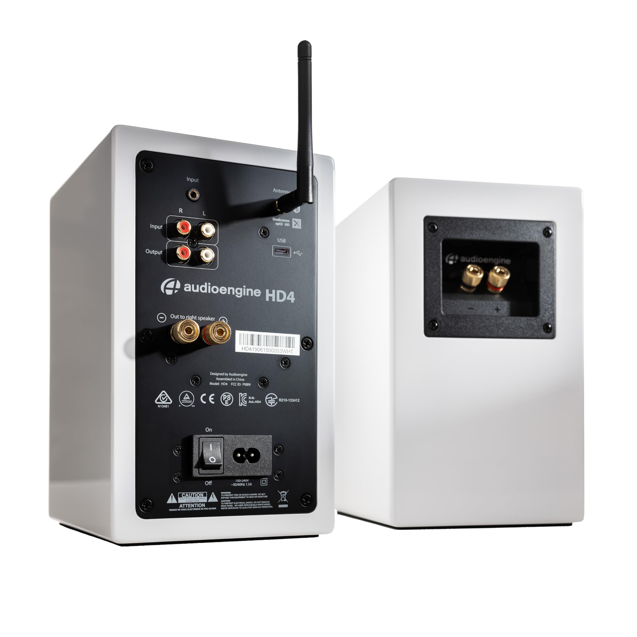Amazon.com: Audioengine Altavoces de estantería alimentados HD4