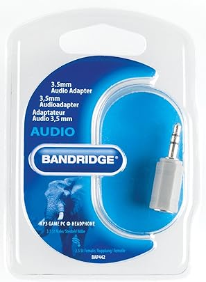 Bandridge BAP442 cavo interfaccia adattatore 3 5mm stereo 2 5mm stereo Grigio Bandridge BAP442 cavo interfaccia adattatore 3 5mm stereo 2 5mm stereo Grigio