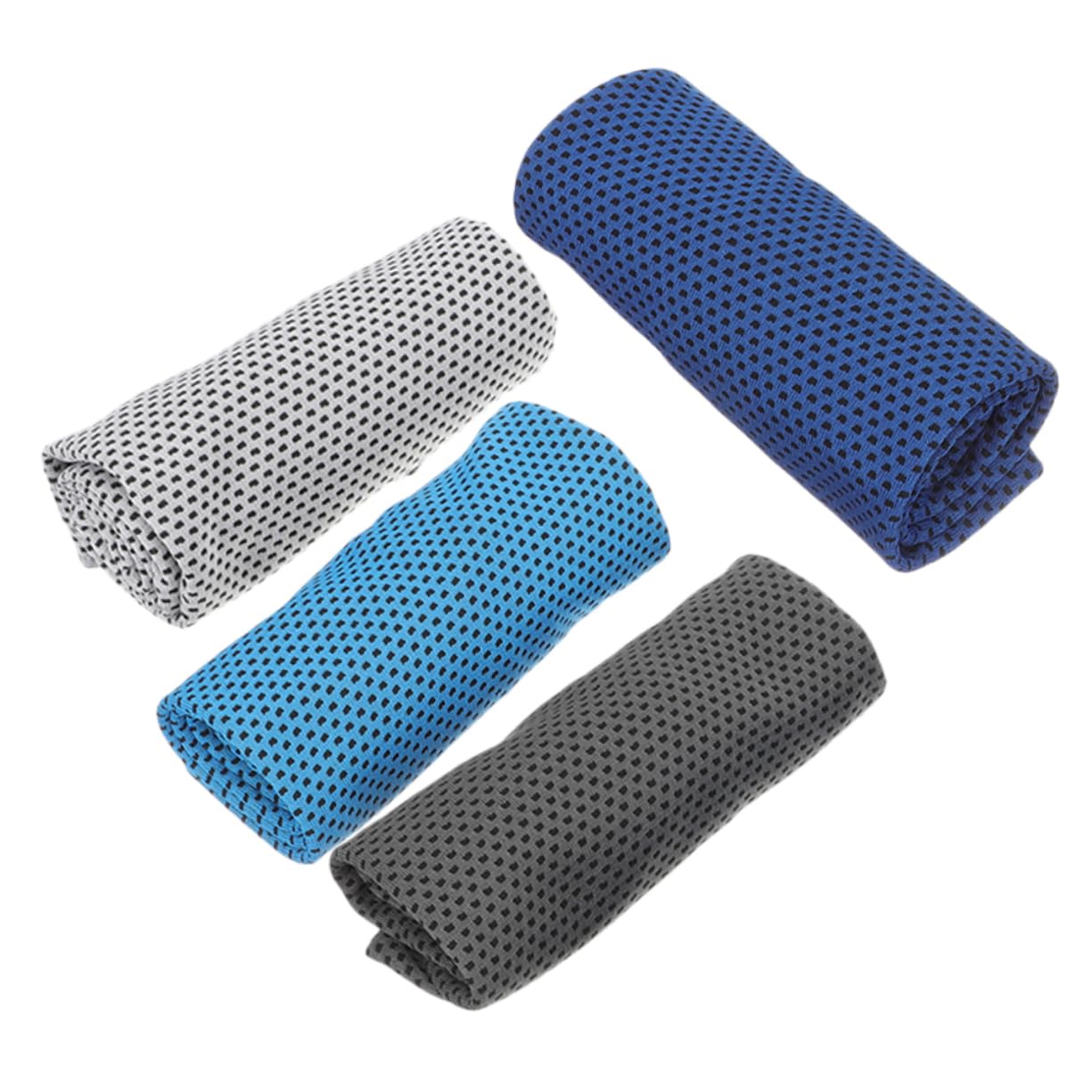 Sosoport 16stücke Kühlendes Sporthandtuch Ultraweiche Mikrofaser Für Fitness Yoga Und Outdoor-aktivitäten Schnelltrocknend Und Atmungsaktiv Und Grautönen Für