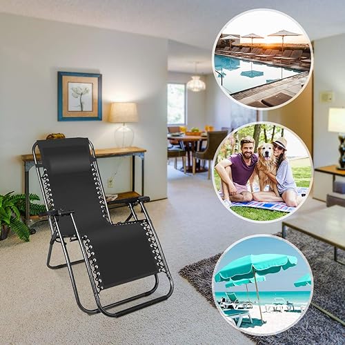 Miniatura 6 de Cable de repuesto universal para silla de gravedad cero, paquete de 4 herramientas de reparación de cables elásticos para reparar sillas de gravedad