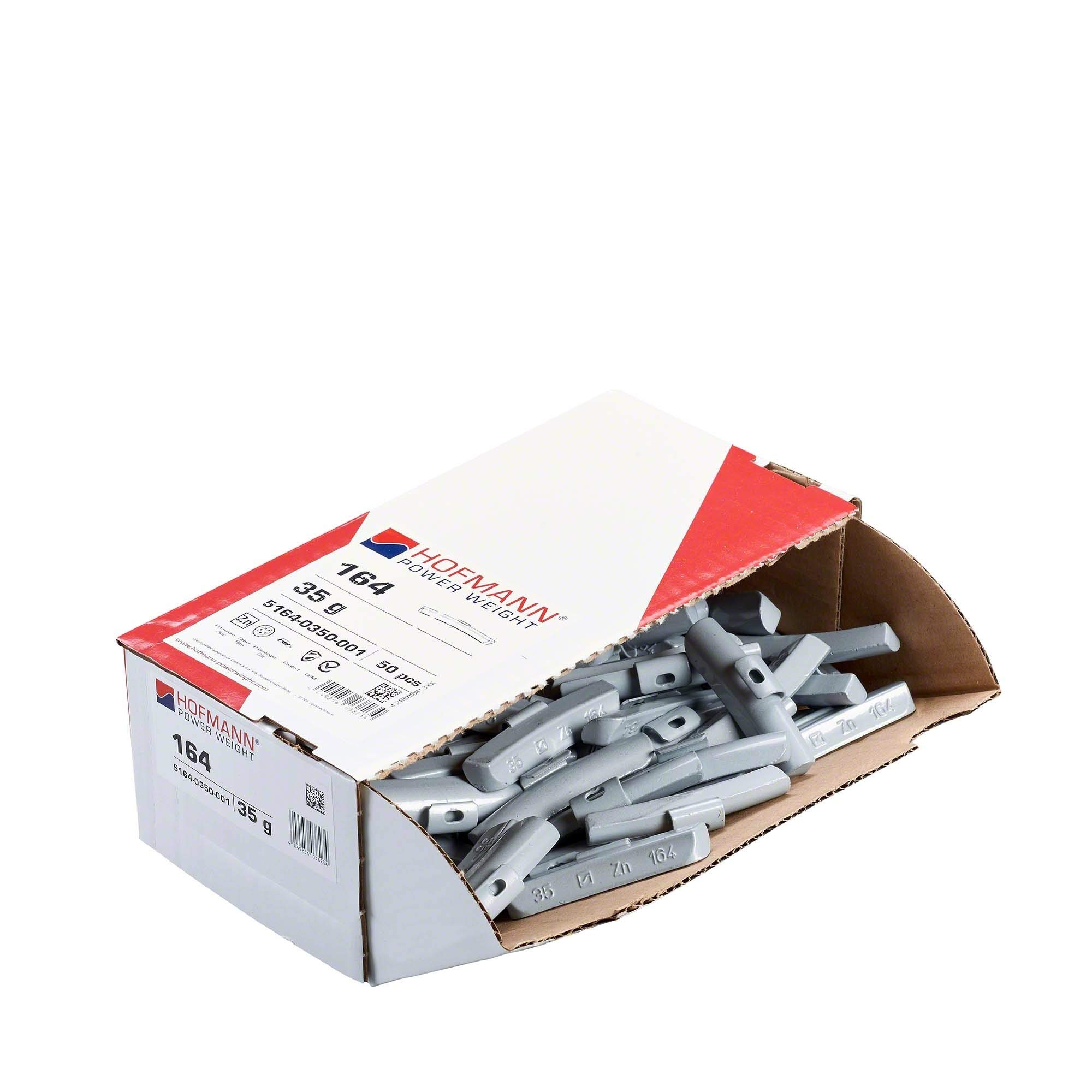 Hofmann Power Weight 5164-0350-001 Schlaggewichte Zink 35 g , 50 Stück