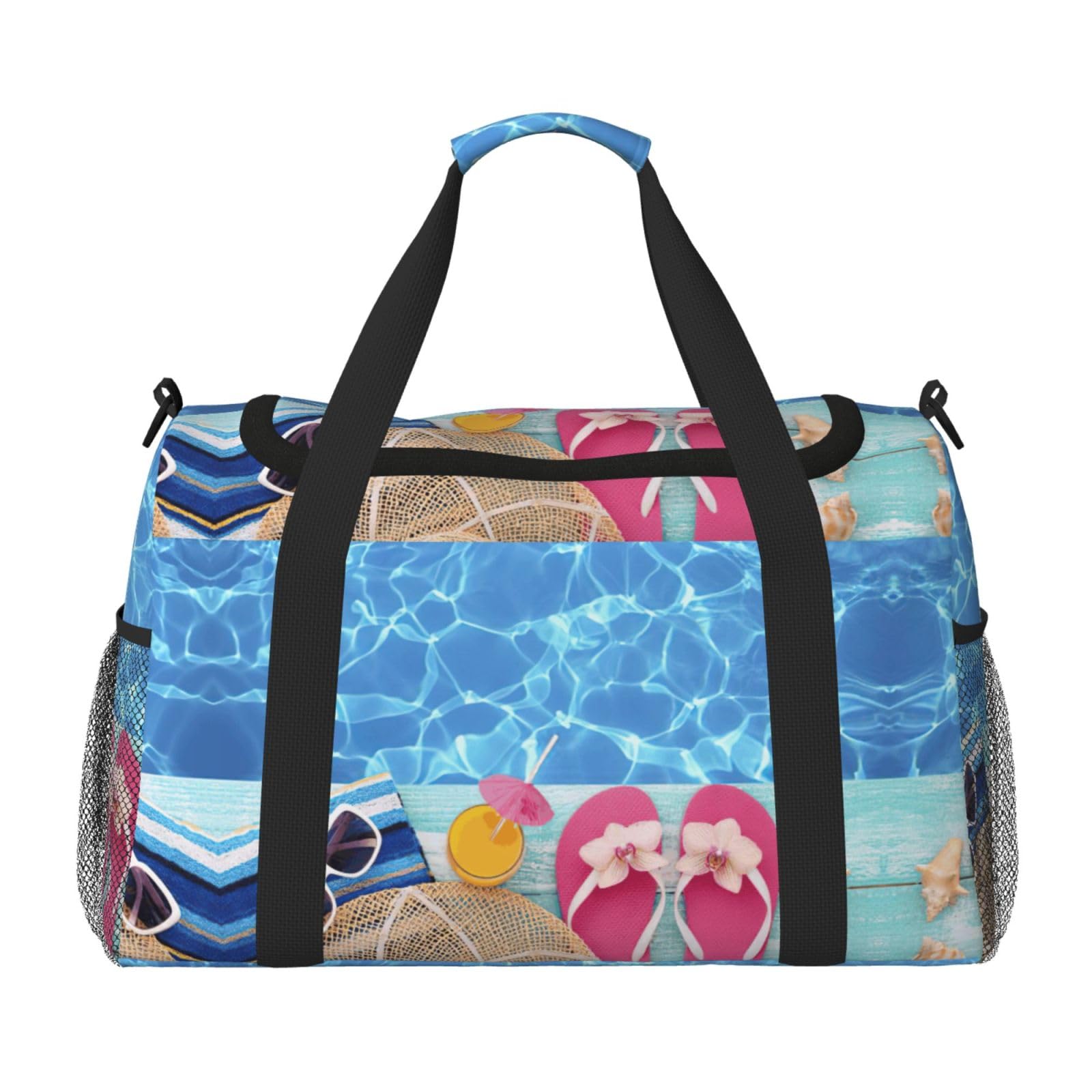 Fajna torba na ramię z wodą na basen kobiety mężczyźni podróżna torba crossbody torebka torba na ramię torebki robocze codzienna torba hobo
