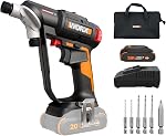 WORX Nitro 20V SwitchDriver 2.0, 2-in-1 Brushless Cordless Drill Driver, 2-in-1 Drill Set Rotatable Dual 1/4" Chucks, Compact Cordless Drill with Digital Torque Setting WX177L.9 – (Tool Only)