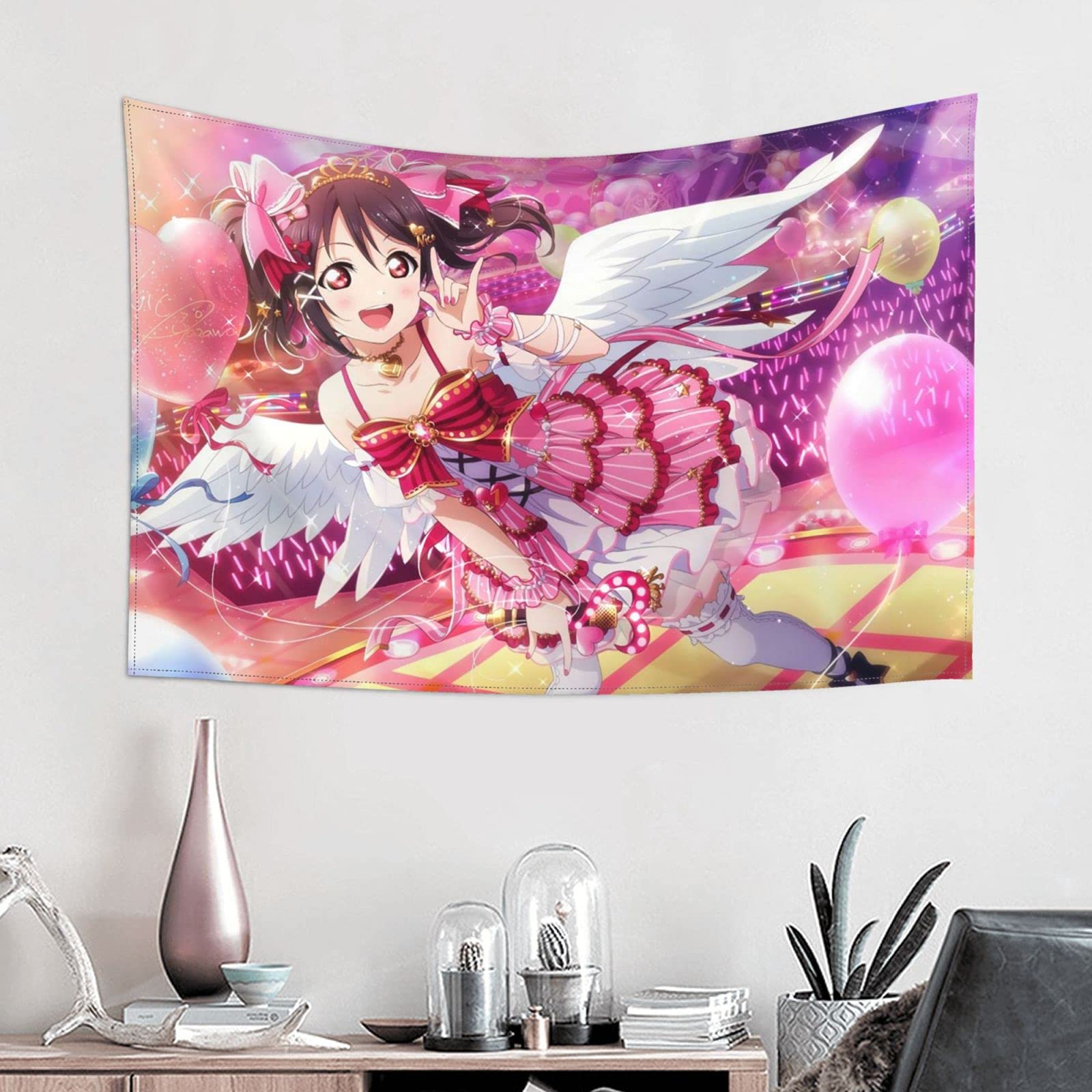 Amazon.co.jp: ラブライブ スクスタ 矢澤にこ タペストリー、寝室飾り 