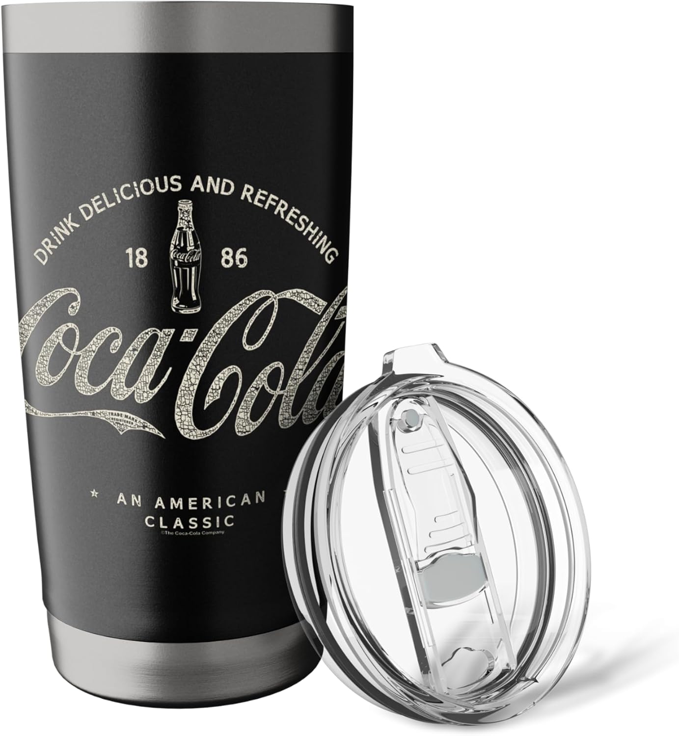 Coca-Cola 1886 An American Classic Logo Stainless Steel Insulated Tumbler - Image 5