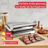 Tefal Optigrill 4 en 1 XL, Grill intelligent, Fonctions bbq, four et repas complet, 9 programmes, Mode manuel, Ouverture 180°, XL 8 personnes, GC784D10 - 5