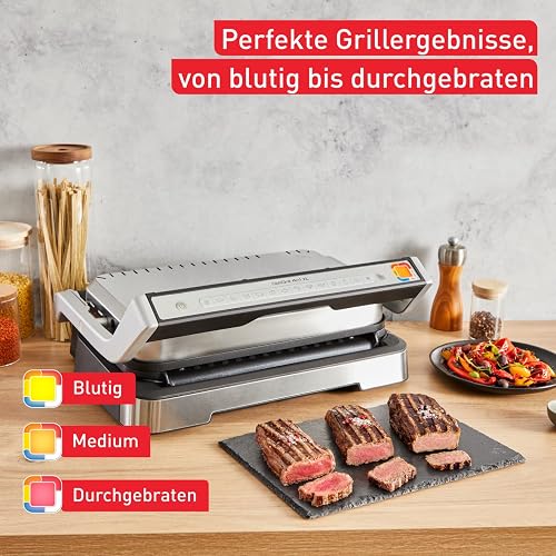 Tefal Optigrill 4 en 1 XL, Grill intelligent, Fonctions bbq, four et repas complet, 9 programmes, Mode manuel, Ouverture 180°, XL 8 personnes, GC784D10 - 5