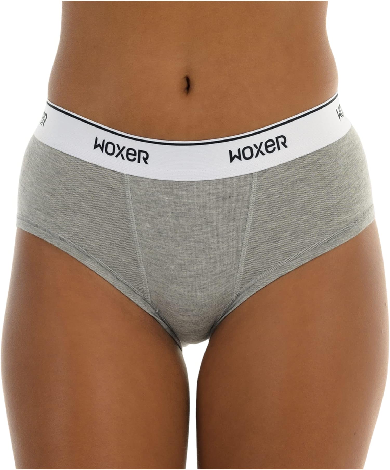 Woxer Womens Boxer Briefs Underwear, Classic Brief Style Boyshorts Panties, Soft Anti-Chafing, No Roll Inseam