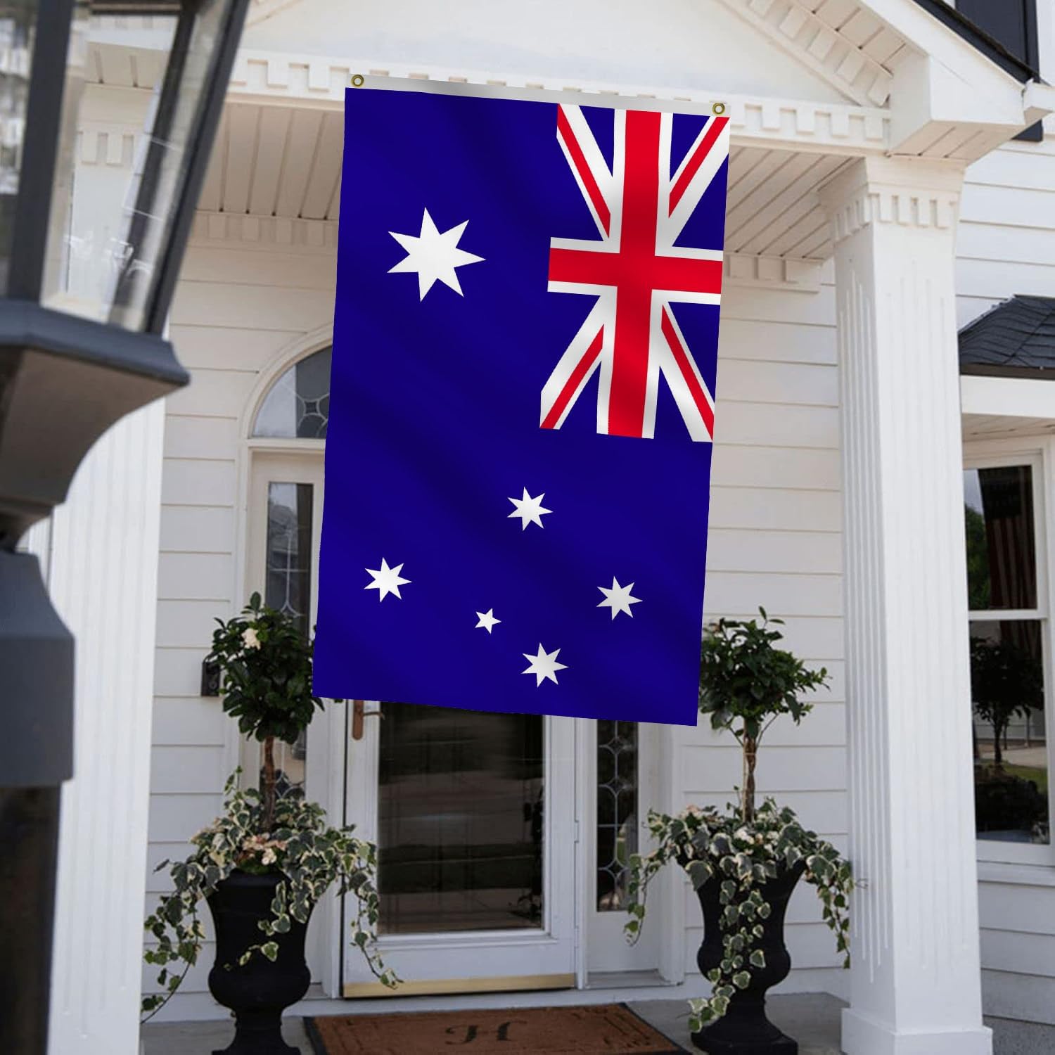 Australia Flag 8X12FT,Australian National Flags,Both Sides Printed, Men Women Banner,Vibrant Colors, Double Stitched with 2 Brass Grommets, Bar Garden Street Decoration, GYM, Office Decor,Indoor Outdoor Use,Gifts. (8x12ft)