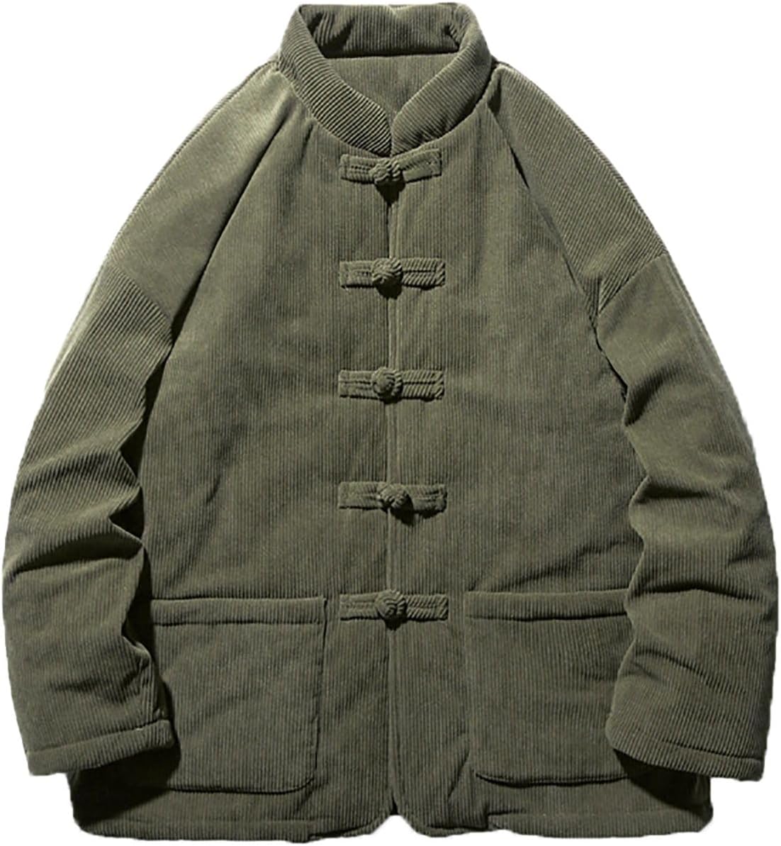 Kung Fu Tops Uniform Tang Men Chinese Traditional Clothing Martial Arts,Winter Chinese Men Retro Tang Suit Thickened Coat