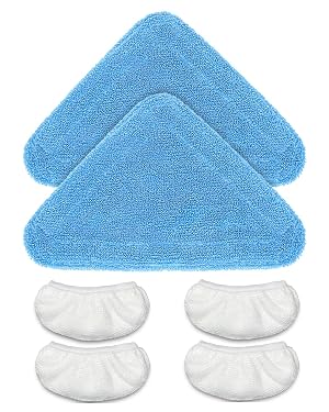 Steam Mop Pads Compatible with Wagner Spraytech 905e 915e 925e Steam Cleaner Accessories Steamer Attachments Triangle Head Pads