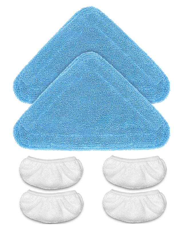 Steam Mop Pads Compatible with Wagner Spraytech 905e 915e 925e Steam Cleaner Accessories Steamer Attachments Triangle Head Pads