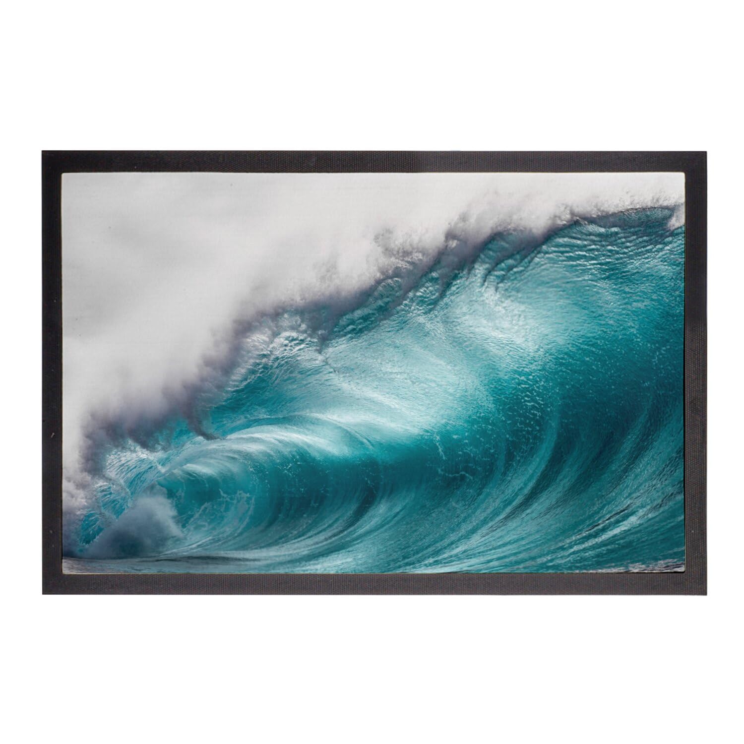 Paillasson Enorme Vague 60x40cm tapis de sol ocean surf hawai