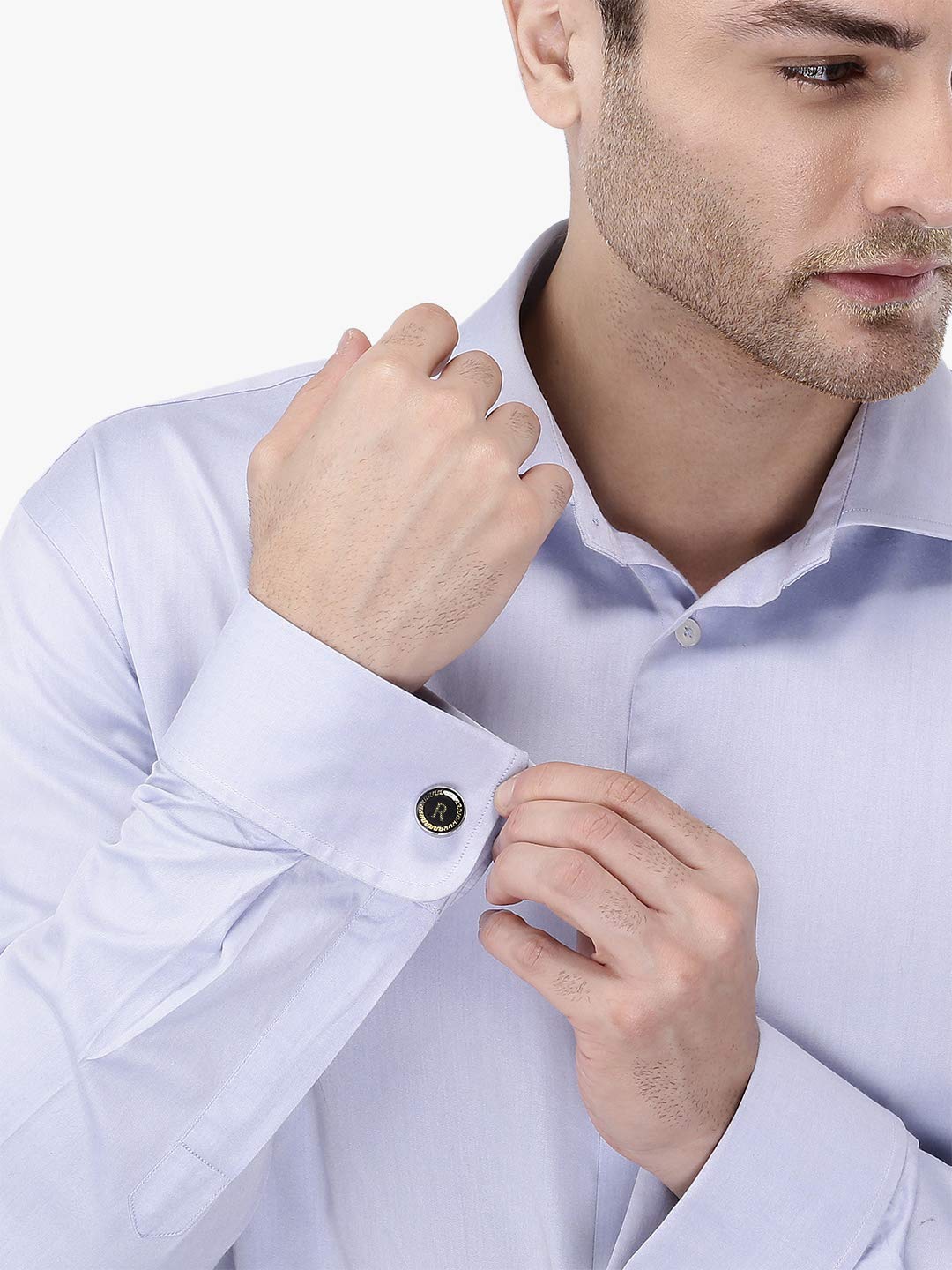 Alphabet Letter R Stainless Steel Cufflinks