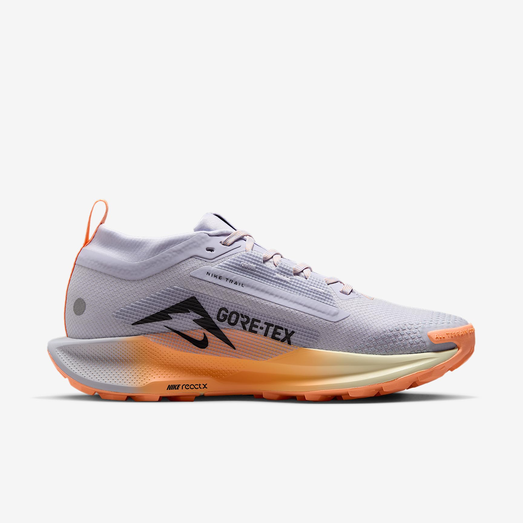 NIKE W Pegasus Trail 5 GTX - Scarpe da Corsa da Donna, Ghost Black Malt Orange Pulse, 41 EU