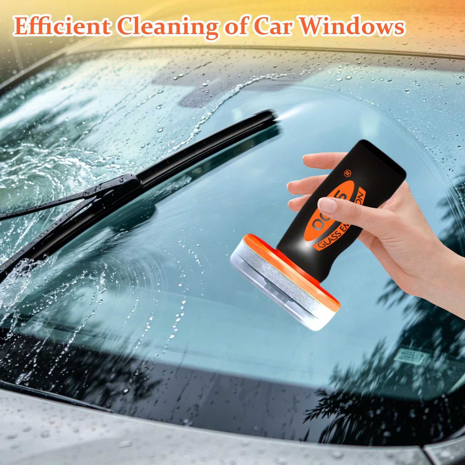 2 PCS Limpiador de Emulsión de Cristal Portátil,Removedor de Filme de Aceite para Ventanas de Coche,Oil Film Remover for Car,Parabrisas Limpio y Mejor Visibilidad,Coche,Ventanas,Espejos,200g