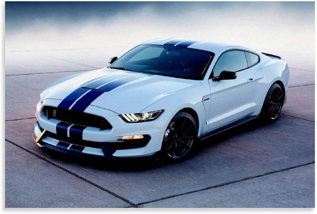 HeiwuCar Poster Mustang Shelby GT Car Posters aesthetic 16x24inch(40x60cm)