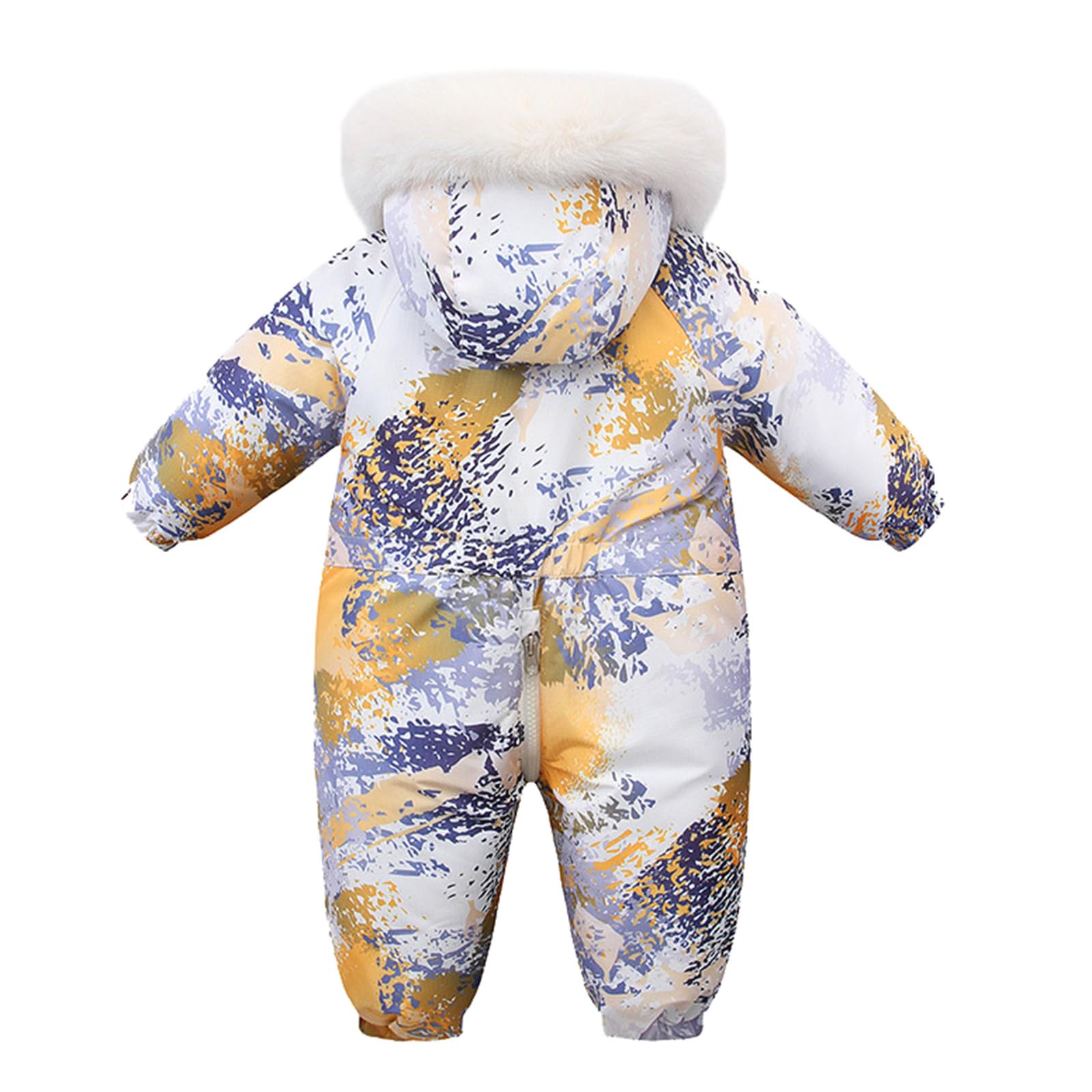 Unisex Bambino Inverno Pagliaccetto Cappuccio, Addensare Caldo Pigiama Cotone Manica Lunga Body Tute Outwear Vestiti Morbido E Traspirante Orsetto Set In Pile Per Uso Quotidiano