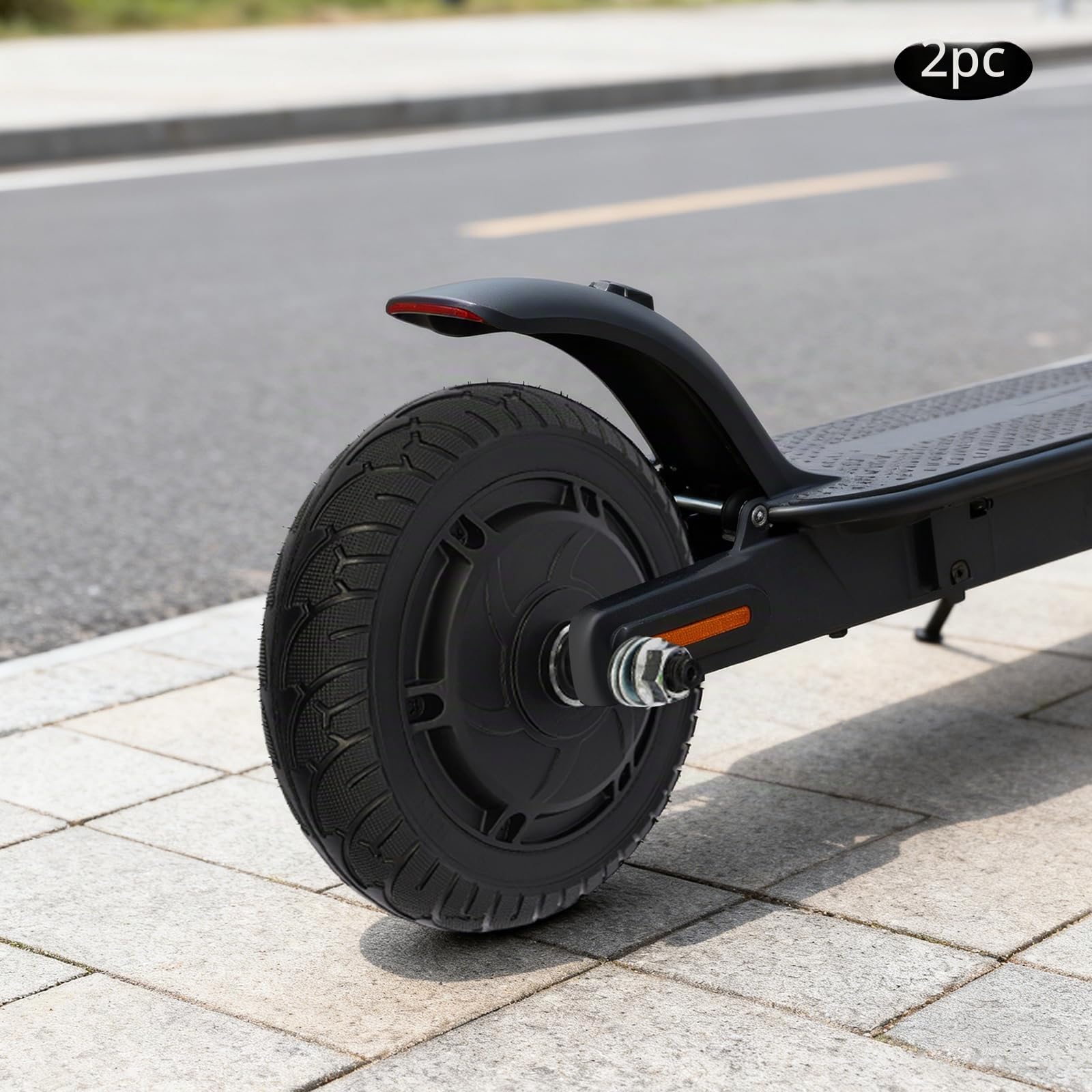 2x Kit de conversión de motor de rueda de 350W de 8 pulgadas | Con controlador de 3 velocidades y marcha atrás | Para patinete eléctrico, monopatín, silla de ruedas | Accionamiento eléctrico DIY para